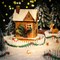 4 Pcs Christmas Village Accessories 35 Inch Christmas Village Fence Wooden Miniature Fence White Picket Fence for Dollhouse Village Landscape(White)